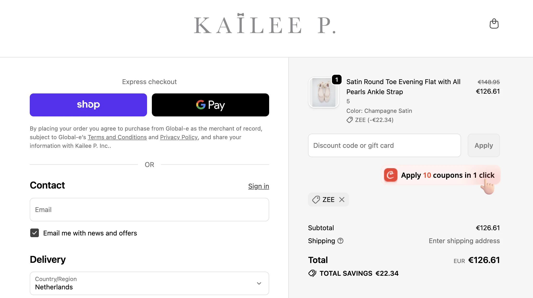 Use Discount Code ZEE for 15% OFF Sitewide at kaileep.com